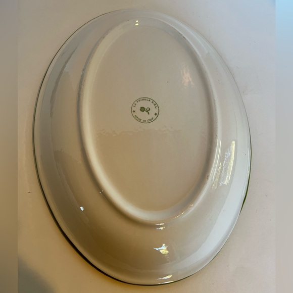 Vintage Italian Large Ceramic Bowl/Platter Featuring a Botanical Illustration - Picture 7 of 9